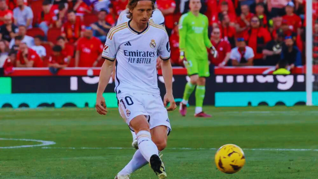 The Croatian midfielder of Real Madrid, Luka Modric - Photo: Cati Cladera / EFE