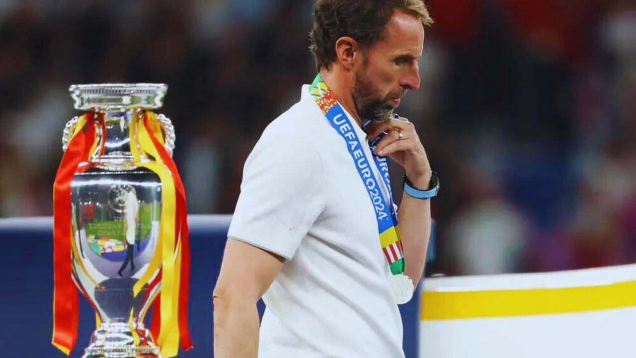 The England coach, Gareth Southgate, has announced his resignation, after his team's defeat in the Euro Cup final against Spain - Photo: