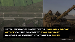 Ukrainian drone attack caused damage to two aircraft