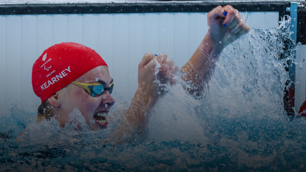 Another gold for Great Britain in the pool from Tully Kearney.