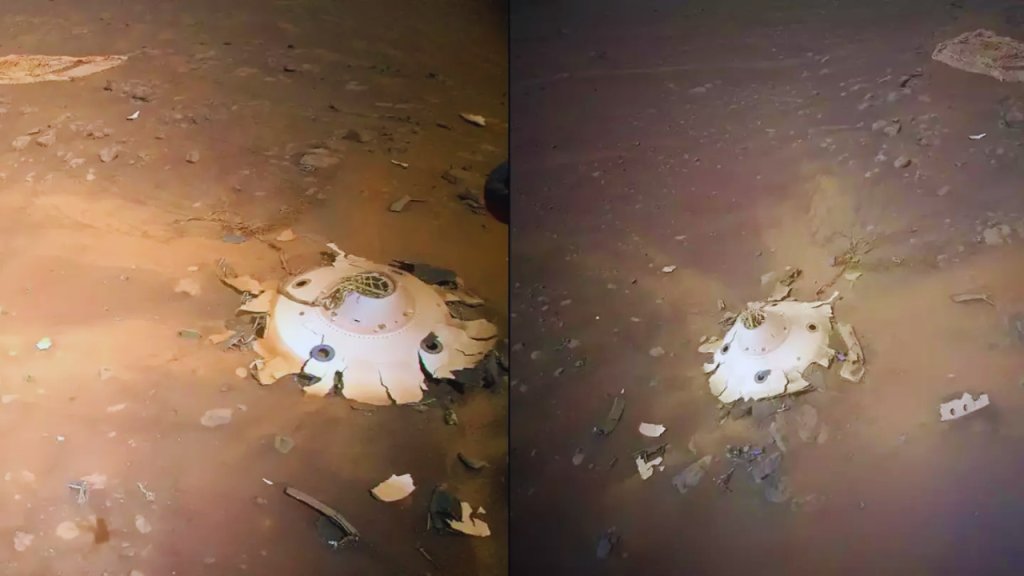 nasa mars helicopter wreckage